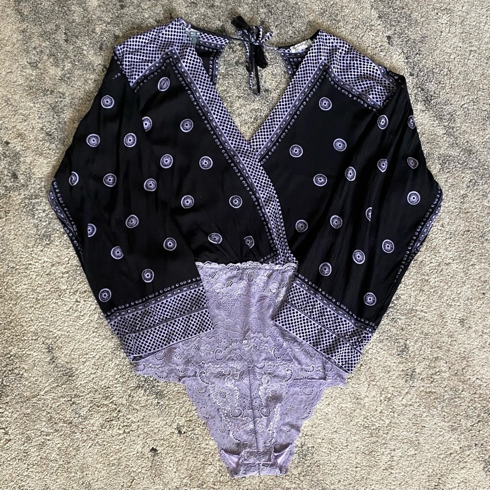 Free people intimates On Board Bodysuit Size Medium